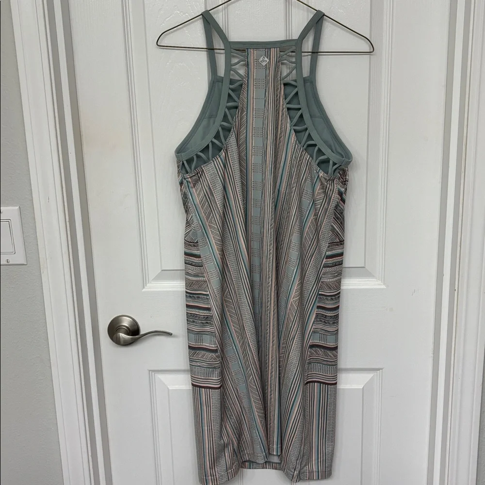 Prana Ardor Dress Agave Samba Green Neutral Athletic Stretch Size Small - Picture 4 of 7